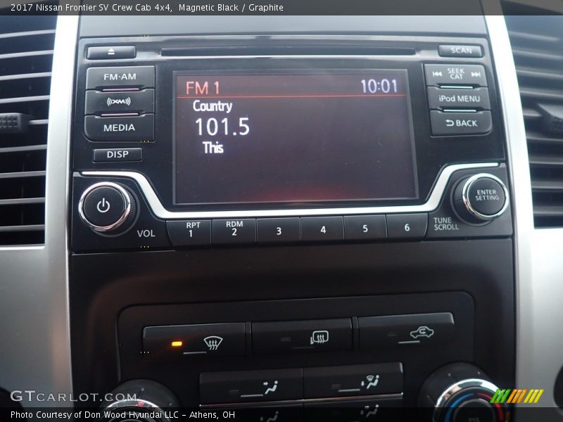 Magnetic Black / Graphite 2017 Nissan Frontier SV Crew Cab 4x4