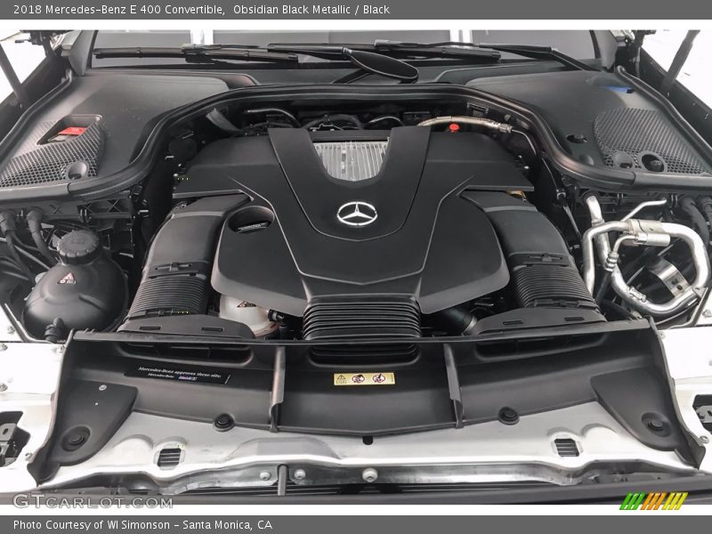 Obsidian Black Metallic / Black 2018 Mercedes-Benz E 400 Convertible