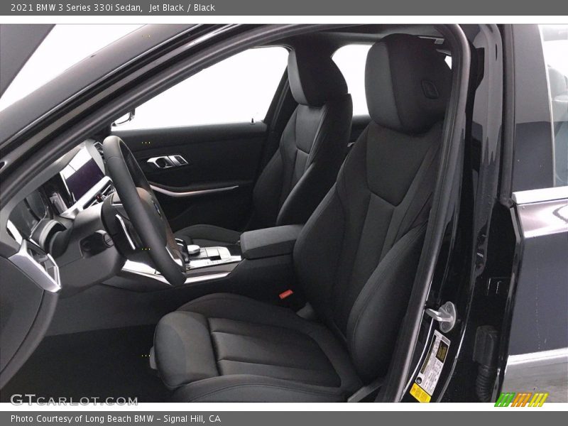 Jet Black / Black 2021 BMW 3 Series 330i Sedan