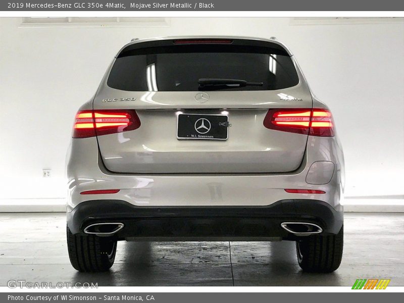 Mojave Silver Metallic / Black 2019 Mercedes-Benz GLC 350e 4Matic