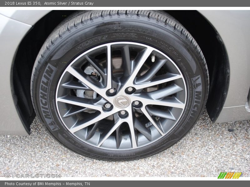 Atomic Silver / Stratus Gray 2018 Lexus ES 350