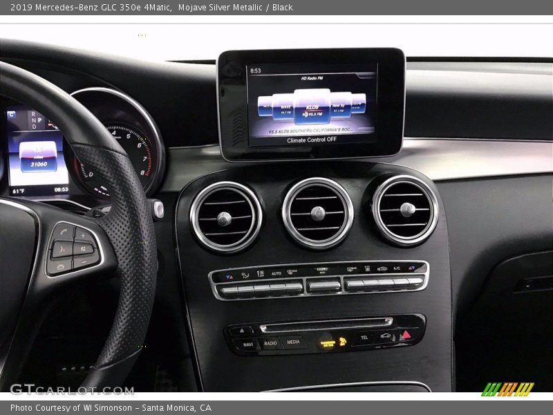 Mojave Silver Metallic / Black 2019 Mercedes-Benz GLC 350e 4Matic