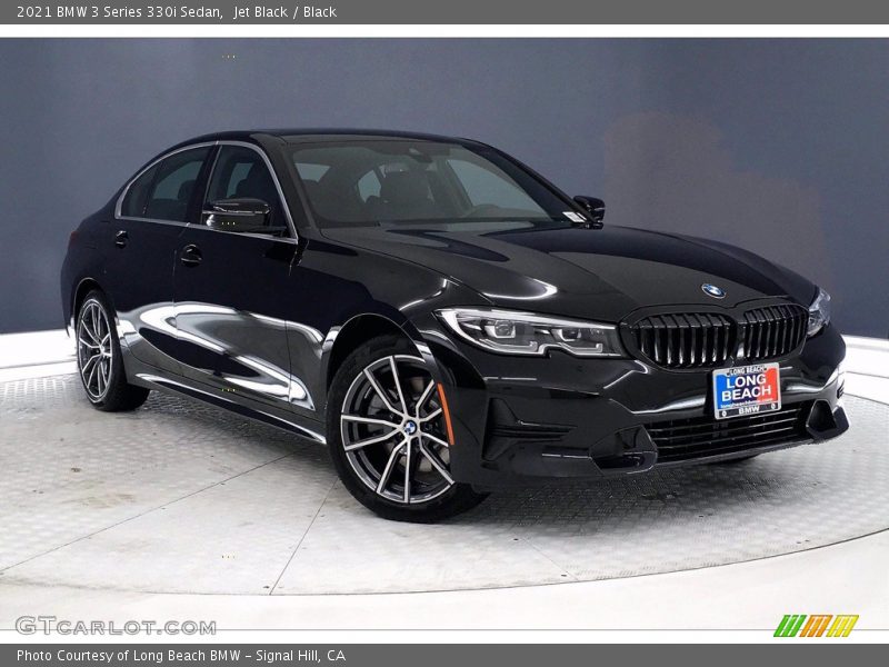 Jet Black / Black 2021 BMW 3 Series 330i Sedan