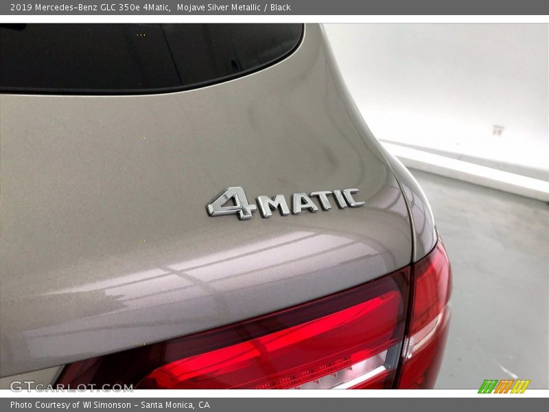 Mojave Silver Metallic / Black 2019 Mercedes-Benz GLC 350e 4Matic