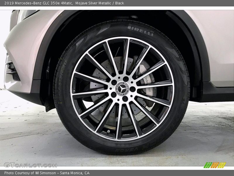 Mojave Silver Metallic / Black 2019 Mercedes-Benz GLC 350e 4Matic