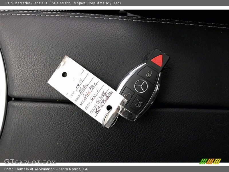 Mojave Silver Metallic / Black 2019 Mercedes-Benz GLC 350e 4Matic