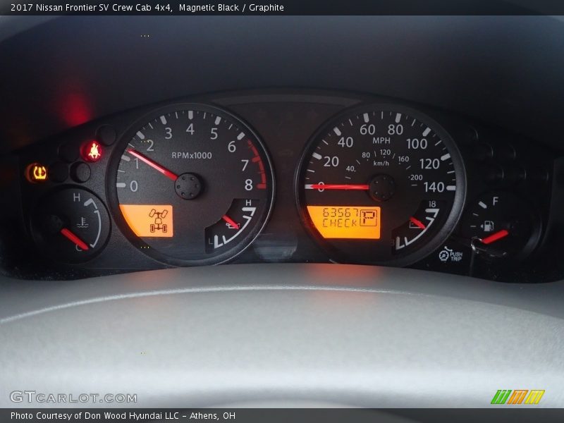  2017 Frontier SV Crew Cab 4x4 SV Crew Cab 4x4 Gauges