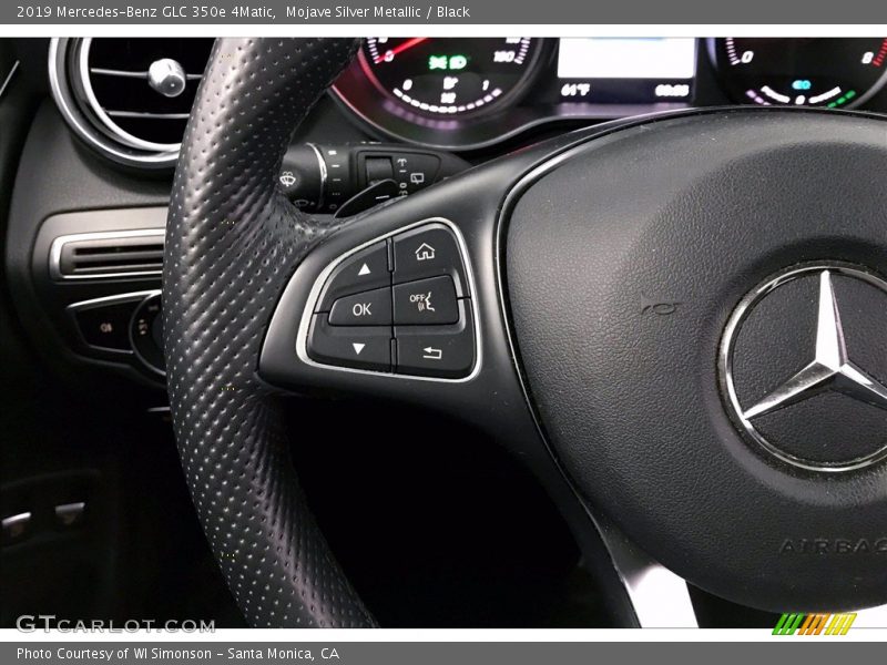 Mojave Silver Metallic / Black 2019 Mercedes-Benz GLC 350e 4Matic