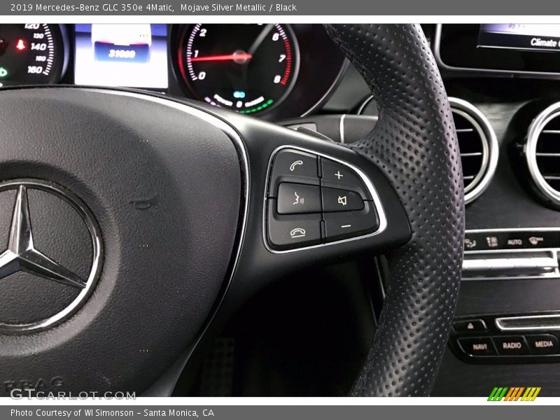 Mojave Silver Metallic / Black 2019 Mercedes-Benz GLC 350e 4Matic