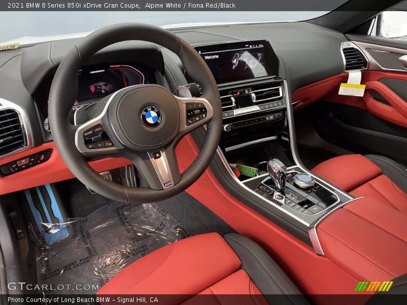  2021 8 Series 850i xDrive Gran Coupe Fiona Red/Black Interior