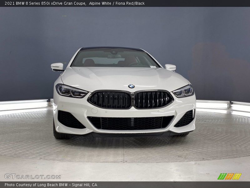 Alpine White / Fiona Red/Black 2021 BMW 8 Series 850i xDrive Gran Coupe