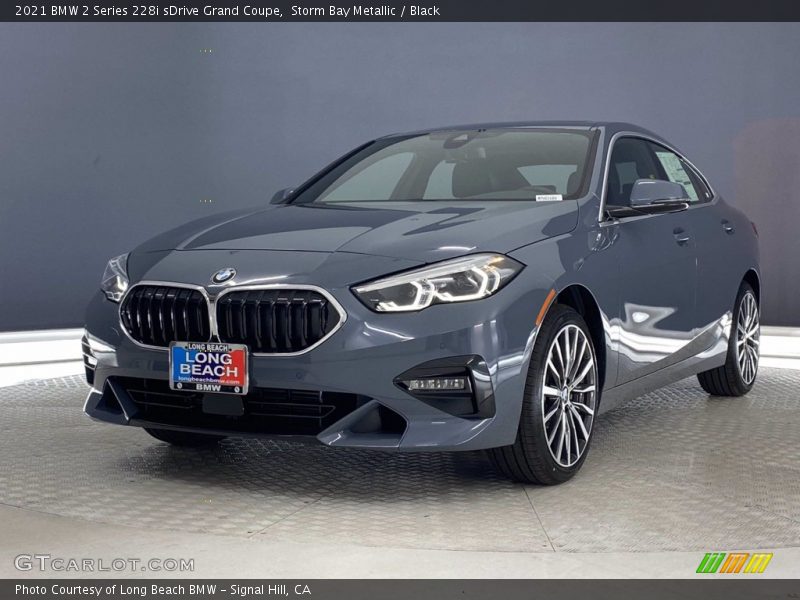 Storm Bay Metallic / Black 2021 BMW 2 Series 228i sDrive Grand Coupe
