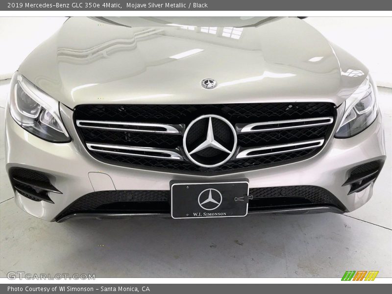 Mojave Silver Metallic / Black 2019 Mercedes-Benz GLC 350e 4Matic