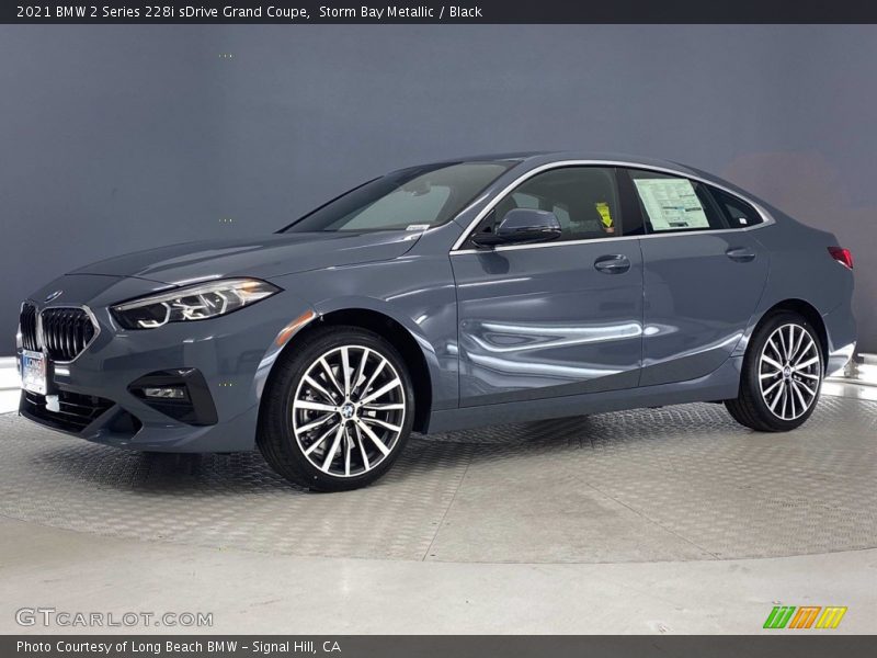 Storm Bay Metallic / Black 2021 BMW 2 Series 228i sDrive Grand Coupe