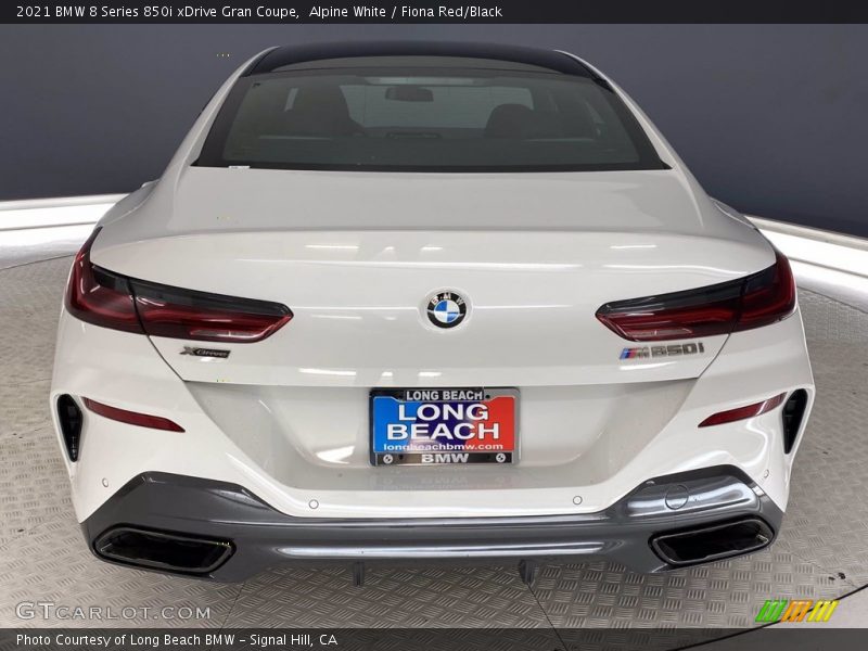 Alpine White / Fiona Red/Black 2021 BMW 8 Series 850i xDrive Gran Coupe