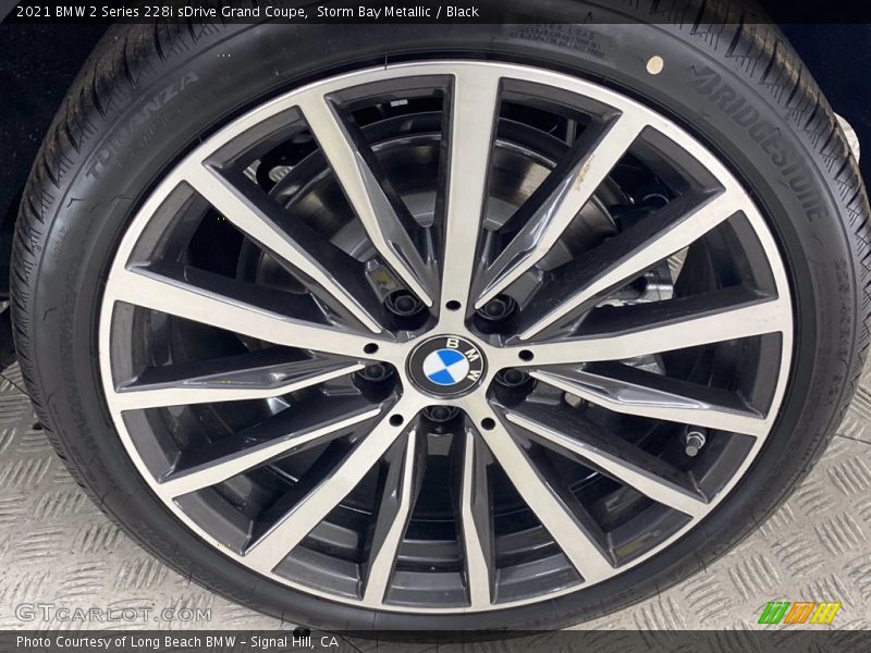 Storm Bay Metallic / Black 2021 BMW 2 Series 228i sDrive Grand Coupe