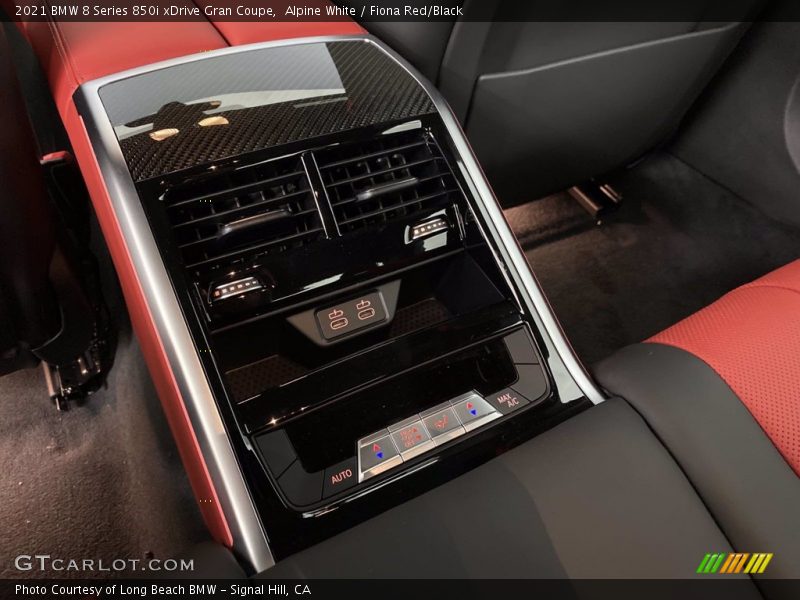 Alpine White / Fiona Red/Black 2021 BMW 8 Series 850i xDrive Gran Coupe