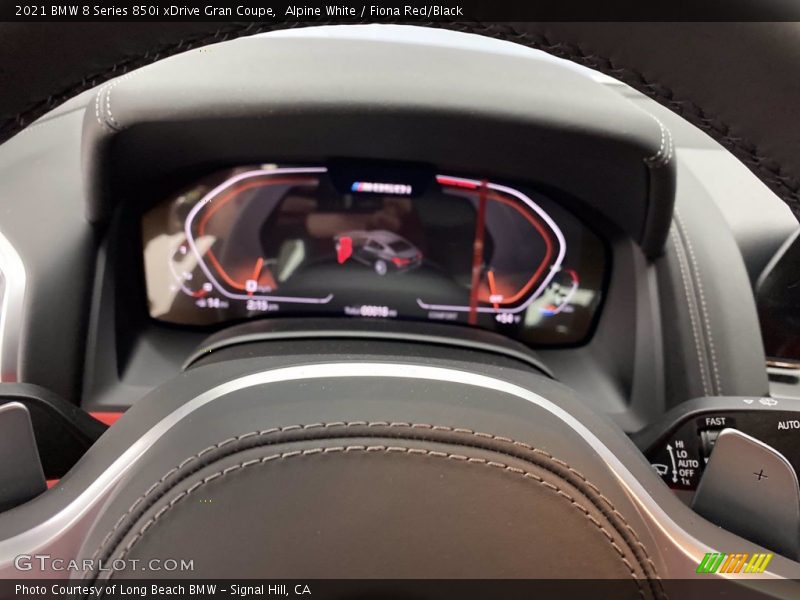 Alpine White / Fiona Red/Black 2021 BMW 8 Series 850i xDrive Gran Coupe