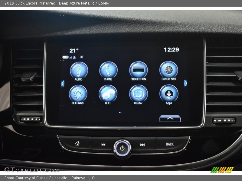 Deep Azure Metallic / Ebony 2019 Buick Encore Preferred