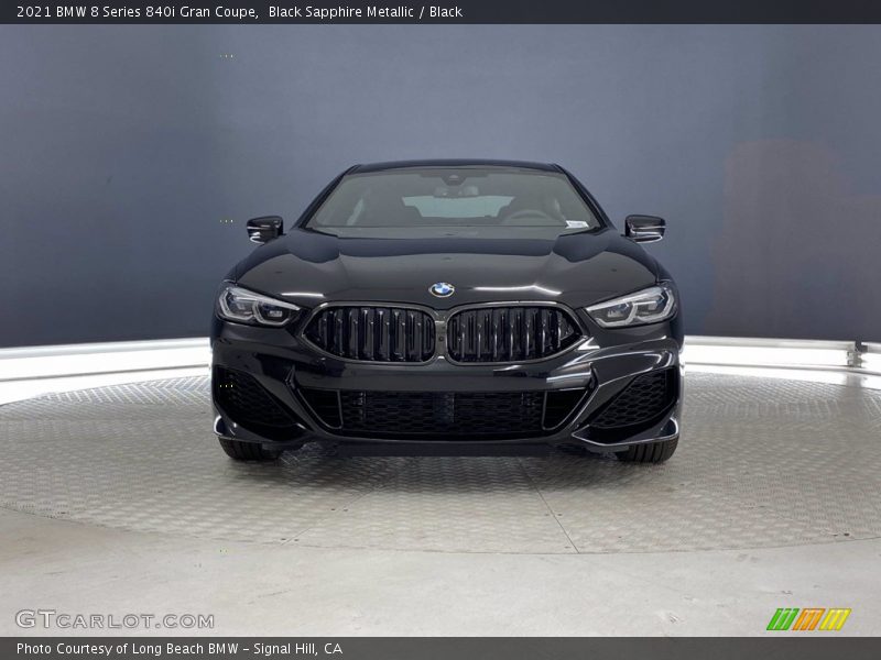 Black Sapphire Metallic / Black 2021 BMW 8 Series 840i Gran Coupe