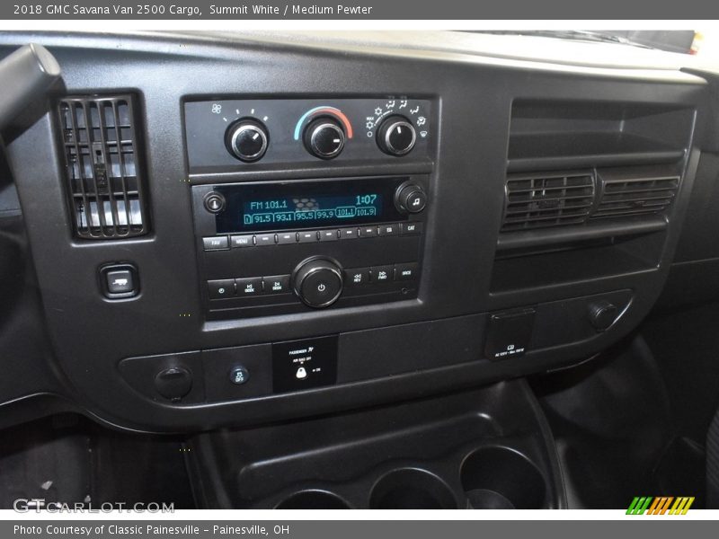 Dashboard of 2018 Savana Van 2500 Cargo