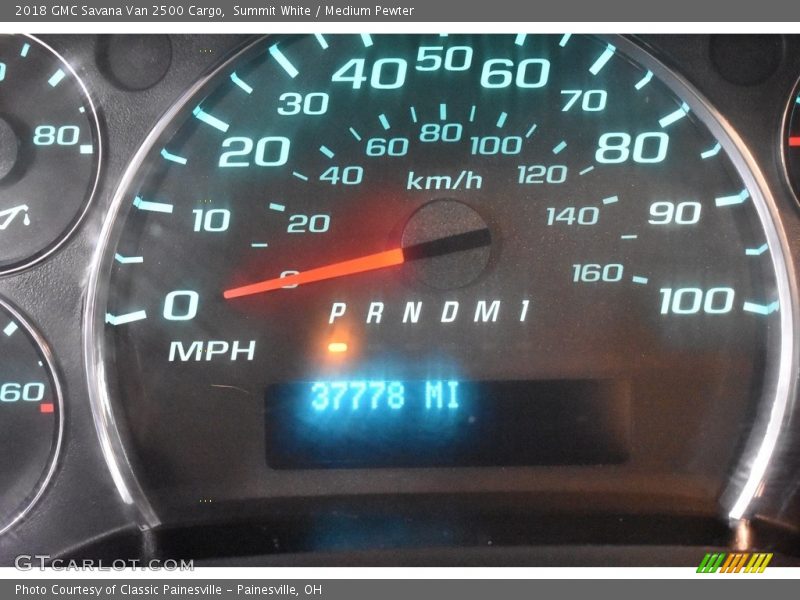 Summit White / Medium Pewter 2018 GMC Savana Van 2500 Cargo