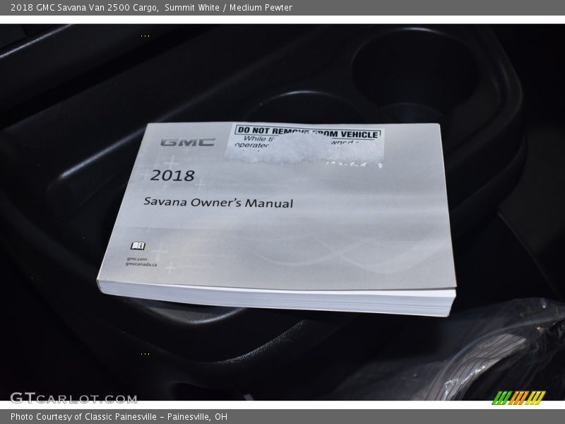 Books/Manuals of 2018 Savana Van 2500 Cargo