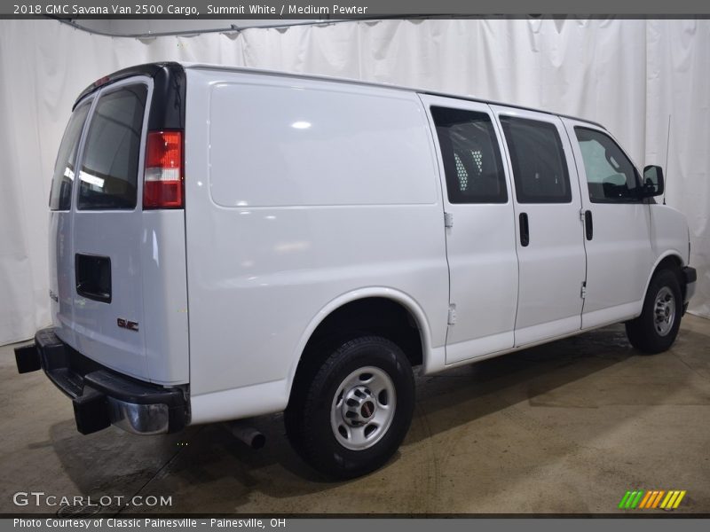 Summit White / Medium Pewter 2018 GMC Savana Van 2500 Cargo