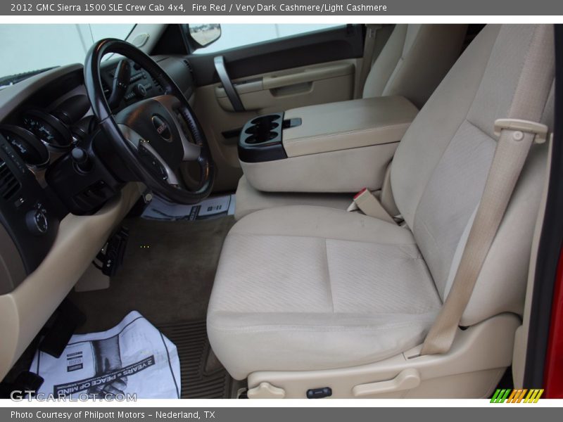 Fire Red / Very Dark Cashmere/Light Cashmere 2012 GMC Sierra 1500 SLE Crew Cab 4x4