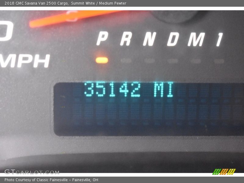 Summit White / Medium Pewter 2018 GMC Savana Van 2500 Cargo