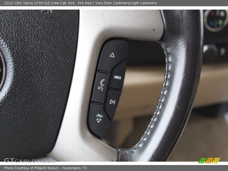 Fire Red / Very Dark Cashmere/Light Cashmere 2012 GMC Sierra 1500 SLE Crew Cab 4x4