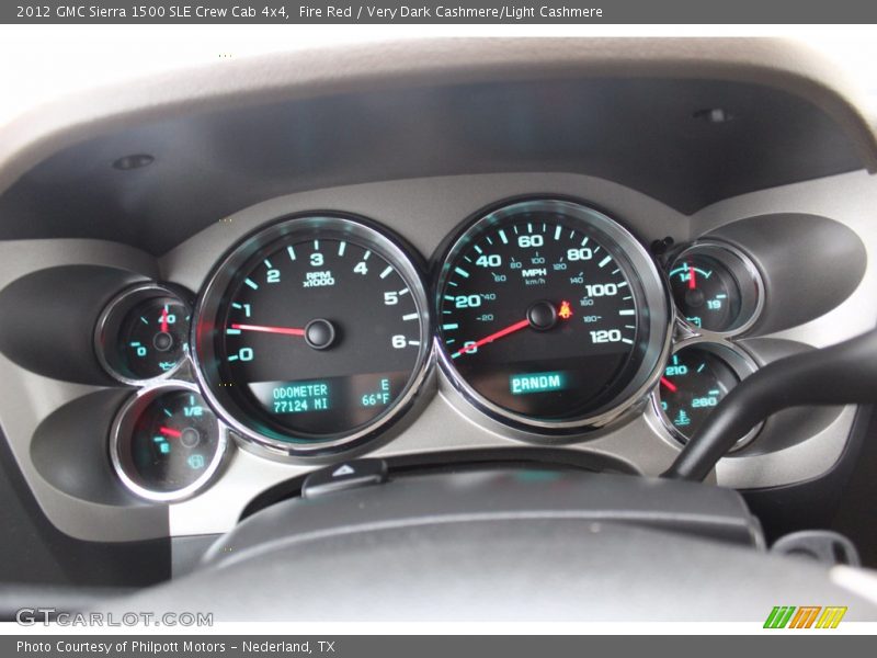 Fire Red / Very Dark Cashmere/Light Cashmere 2012 GMC Sierra 1500 SLE Crew Cab 4x4