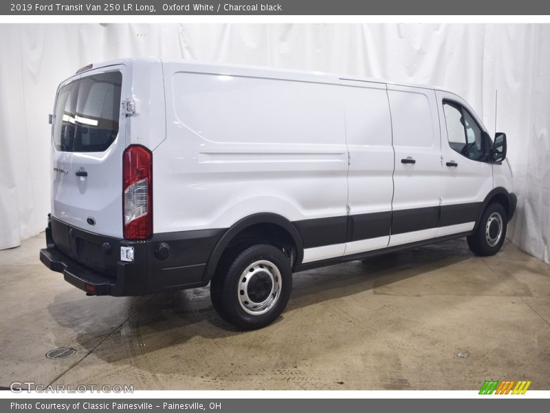 Oxford White / Charcoal black 2019 Ford Transit Van 250 LR Long