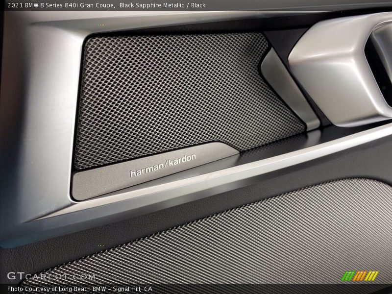 Black Sapphire Metallic / Black 2021 BMW 8 Series 840i Gran Coupe
