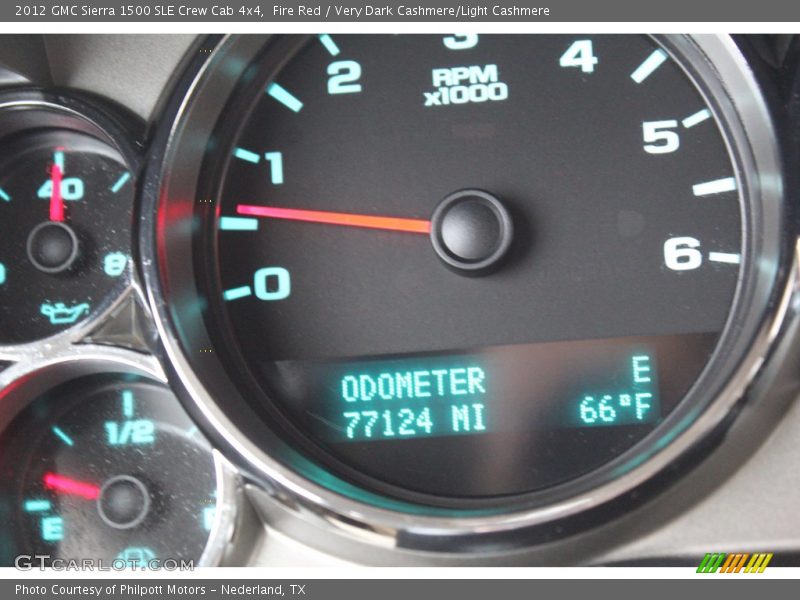 Fire Red / Very Dark Cashmere/Light Cashmere 2012 GMC Sierra 1500 SLE Crew Cab 4x4