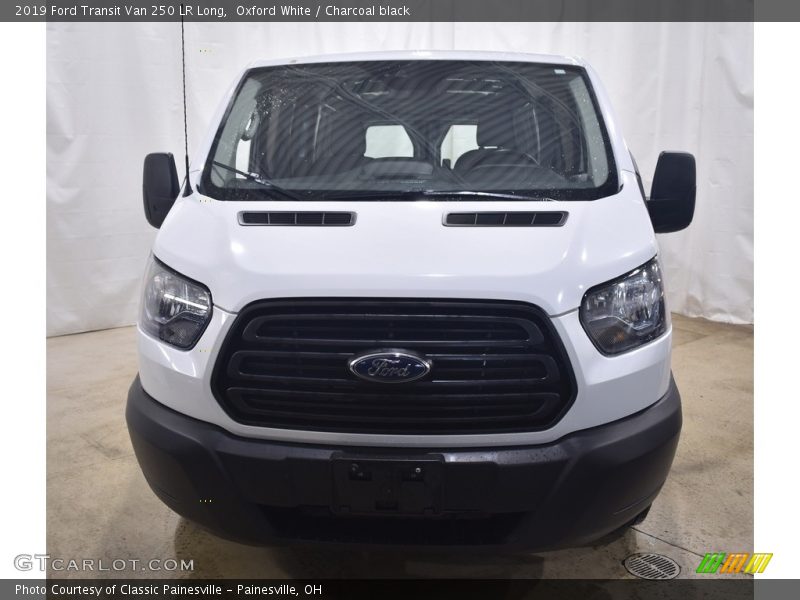 Oxford White / Charcoal black 2019 Ford Transit Van 250 LR Long