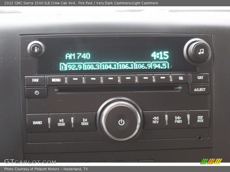 Fire Red / Very Dark Cashmere/Light Cashmere 2012 GMC Sierra 1500 SLE Crew Cab 4x4