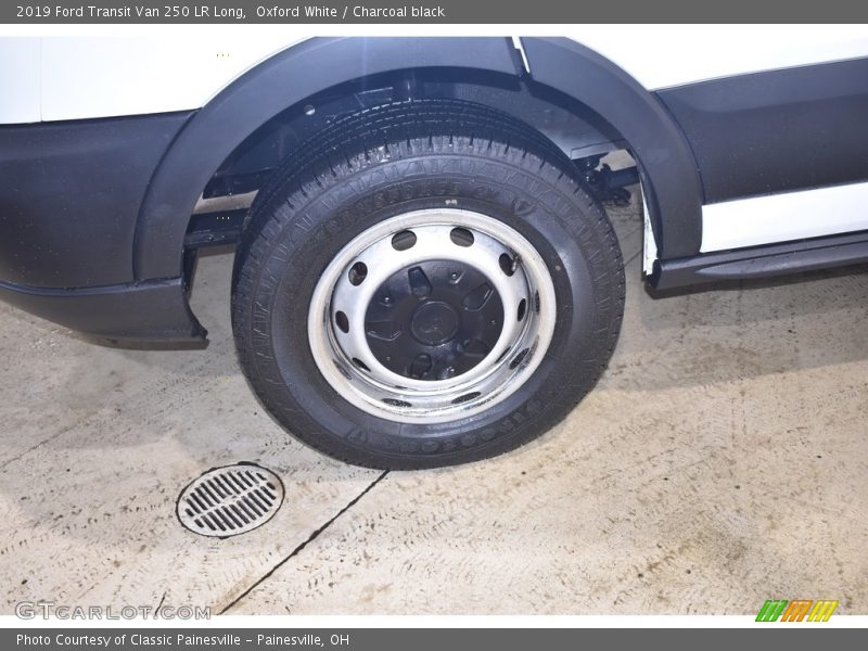 Oxford White / Charcoal black 2019 Ford Transit Van 250 LR Long
