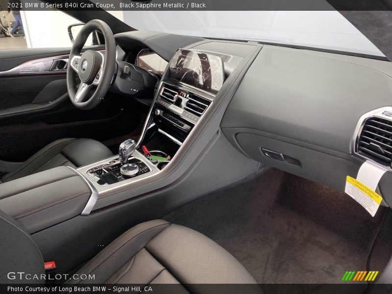 Black Sapphire Metallic / Black 2021 BMW 8 Series 840i Gran Coupe
