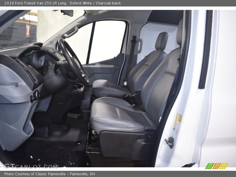 Oxford White / Charcoal black 2019 Ford Transit Van 250 LR Long