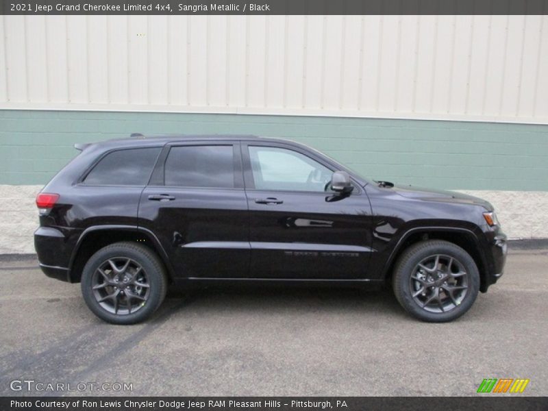Sangria Metallic / Black 2021 Jeep Grand Cherokee Limited 4x4