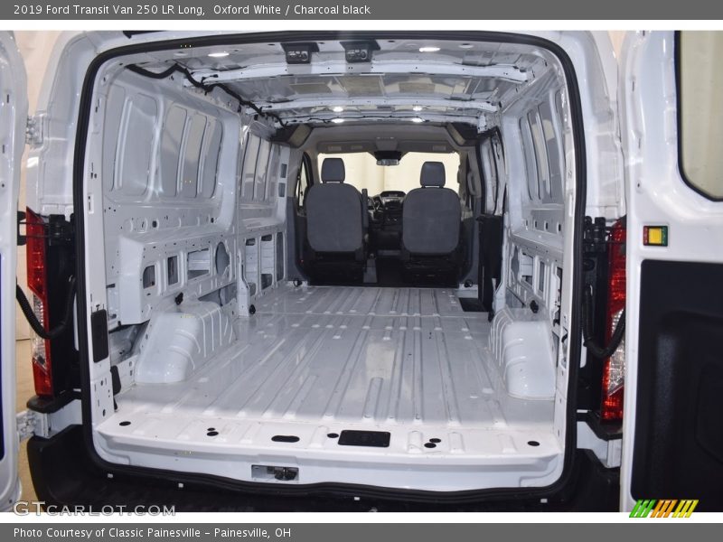 Oxford White / Charcoal black 2019 Ford Transit Van 250 LR Long