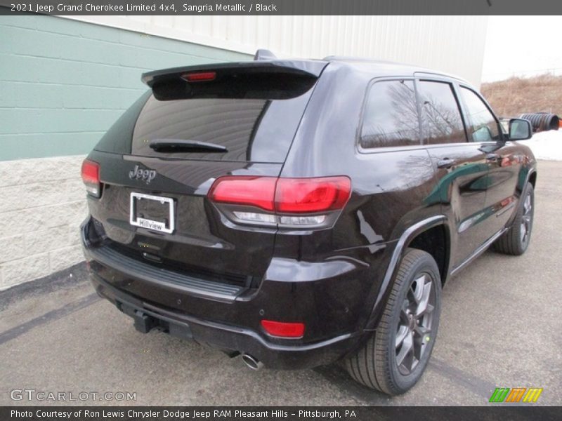 Sangria Metallic / Black 2021 Jeep Grand Cherokee Limited 4x4