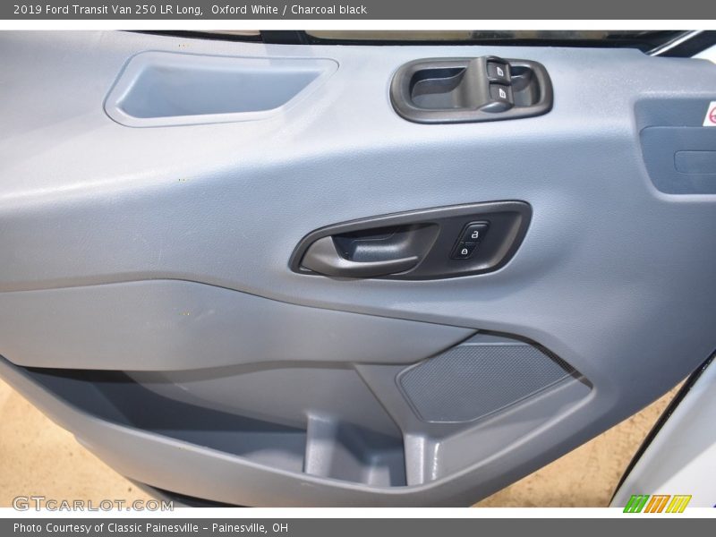 Oxford White / Charcoal black 2019 Ford Transit Van 250 LR Long