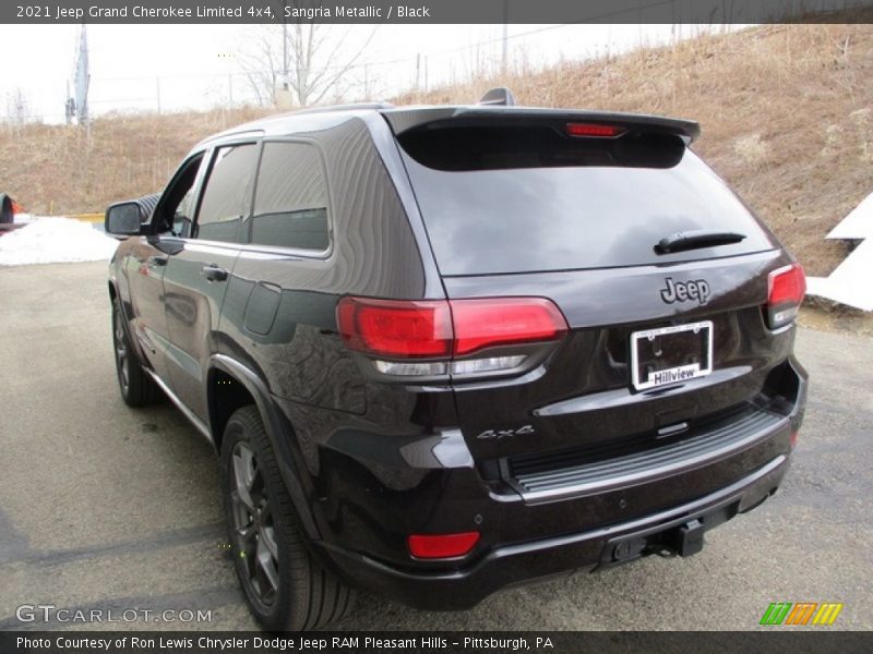 Sangria Metallic / Black 2021 Jeep Grand Cherokee Limited 4x4
