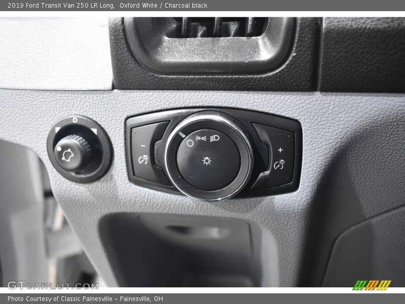 Oxford White / Charcoal black 2019 Ford Transit Van 250 LR Long