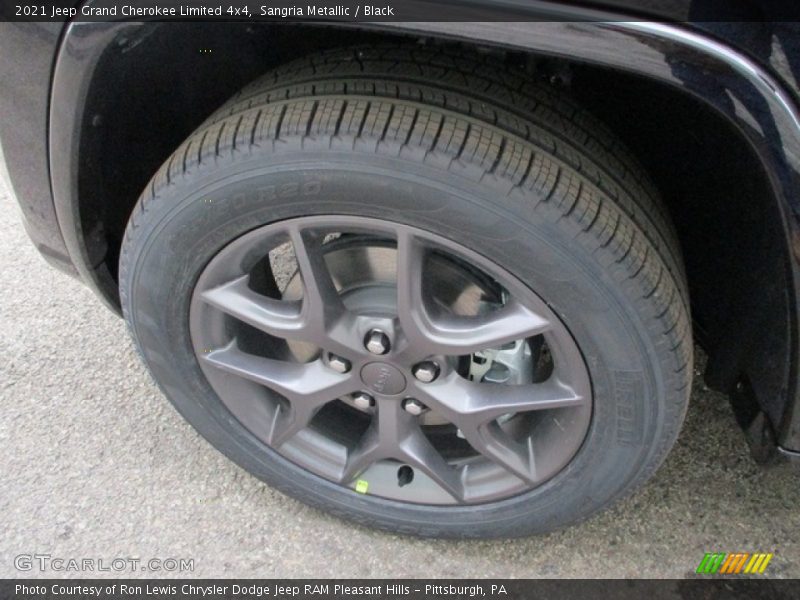 Sangria Metallic / Black 2021 Jeep Grand Cherokee Limited 4x4