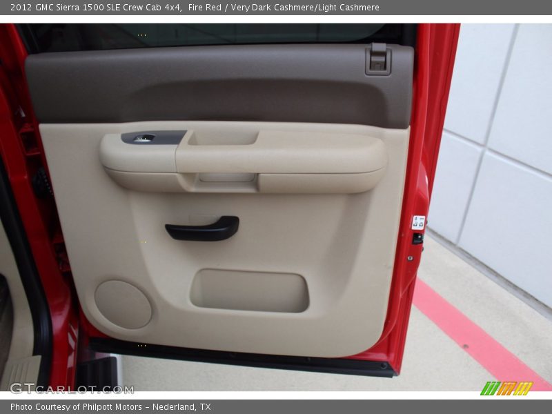 Fire Red / Very Dark Cashmere/Light Cashmere 2012 GMC Sierra 1500 SLE Crew Cab 4x4