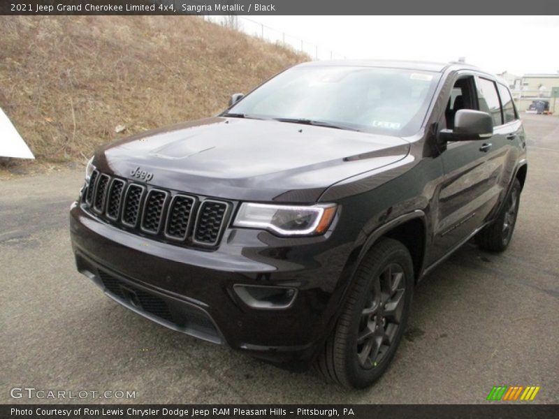 Sangria Metallic / Black 2021 Jeep Grand Cherokee Limited 4x4