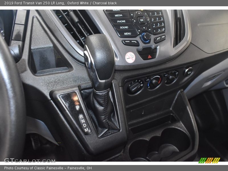 Oxford White / Charcoal black 2019 Ford Transit Van 250 LR Long